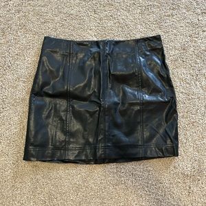 Wild Fable Faux Leather Miniskirt